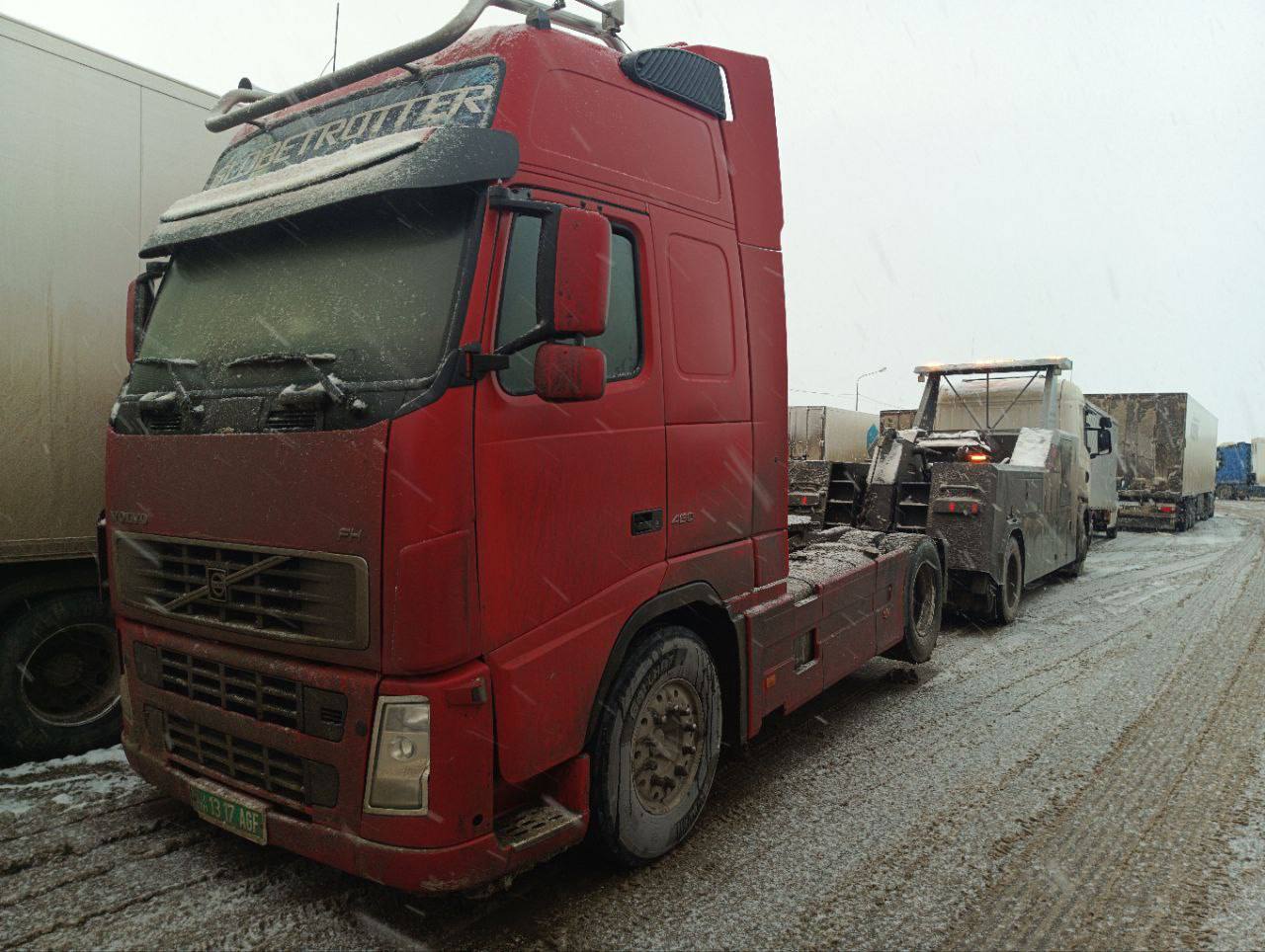 Буксировка Volvo FH