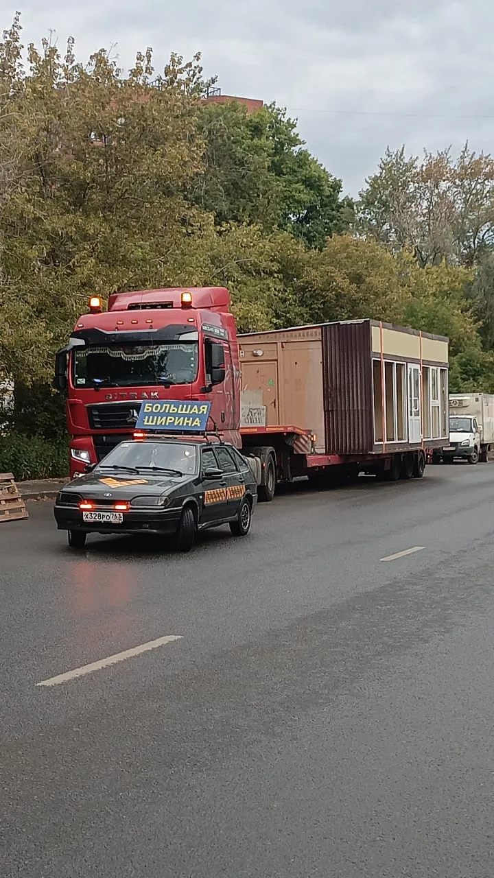 Перевозка модульного здания