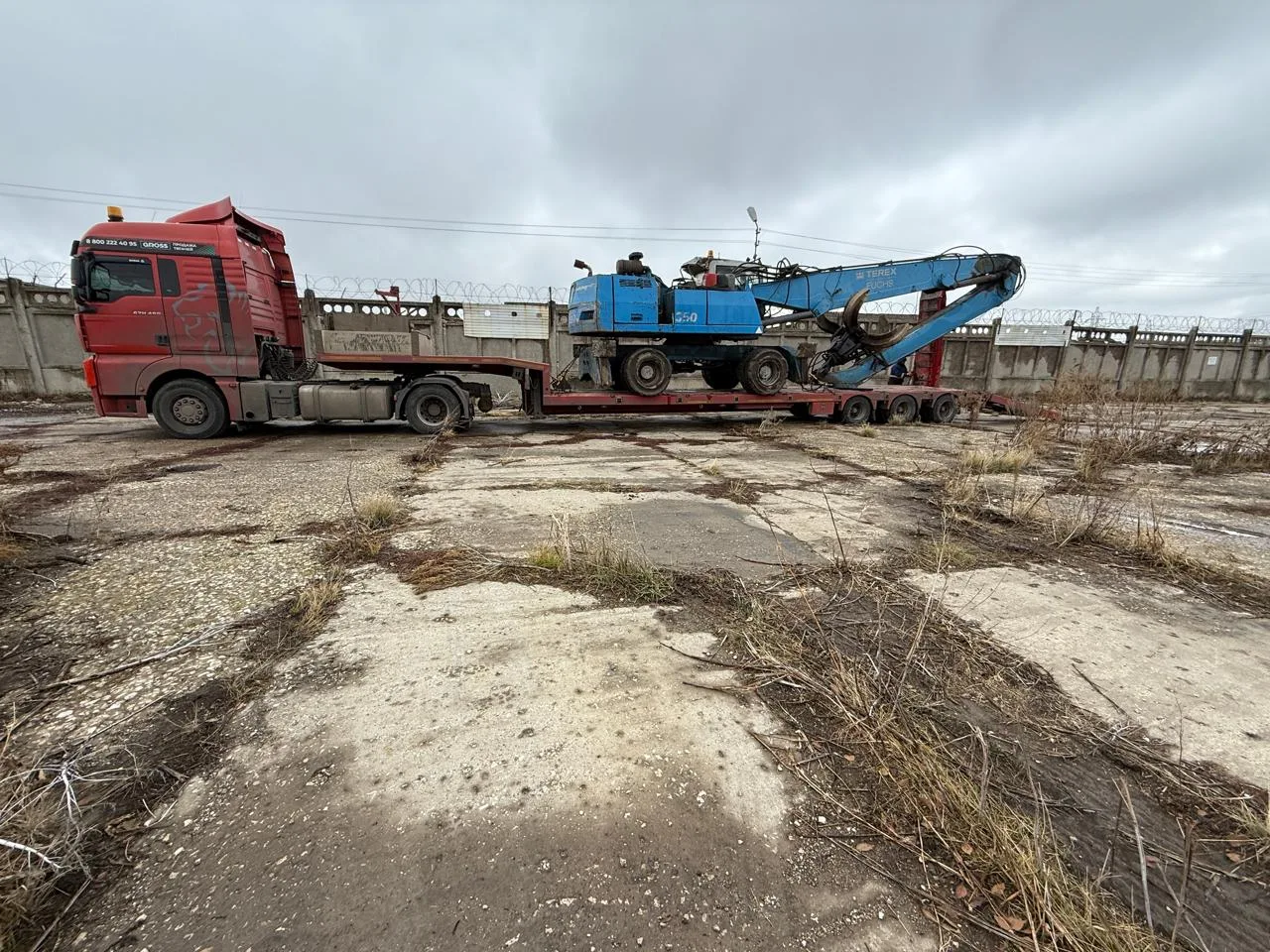 Перевозка крана