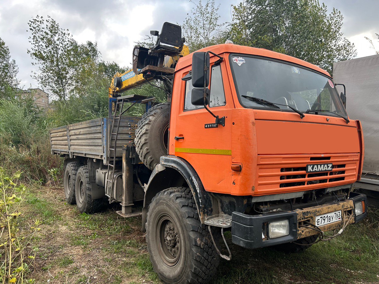 КМУ КАМАЗ-вездеход + Soosan SCS736